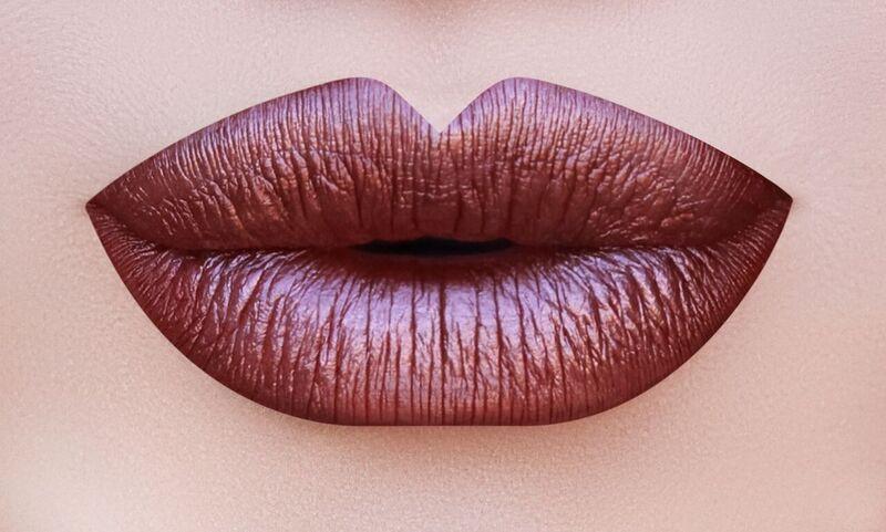 LGM10 METALLIC LONG WEAR MATTE LIP GLOSS - COFFEE CAKE